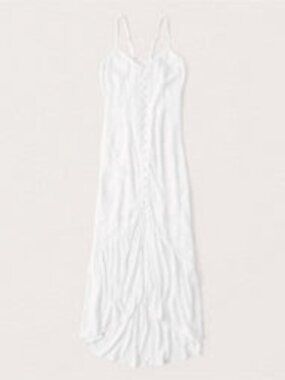 Abercrombie & Fitch White Maxi Dress